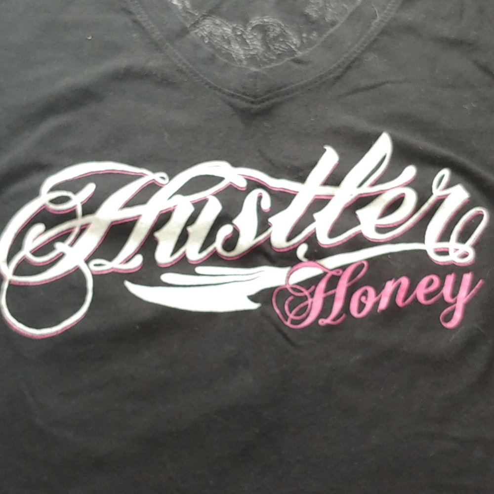 Hustler V- neck t-shirt